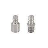 Snap-tite H Series aluminum Nipple, Unvalved